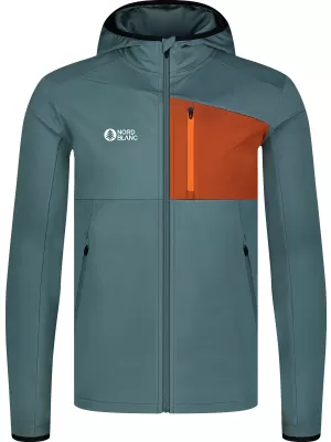 Férfi powerfleece pulóver NORDBLANC BRACKEN NBWFM8286 SÖTÉTZÖLD