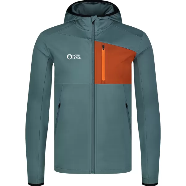  Férfi powerfleece pulóver NORDBLANC BRACKEN NBWFM8286 SÖTÉTZÖLD 