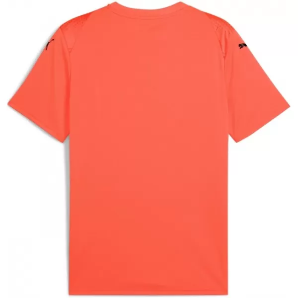 Férfi funkcionális póló PUMA TEAMULTIMATE JERSEY 706280-38 NEON SUN/ NEON NAP/PUMA FEKETE 