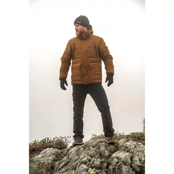  Férfi téli kabát NORDBLANC FYRN NBWJM8257 PUŠTÍK BARNA 