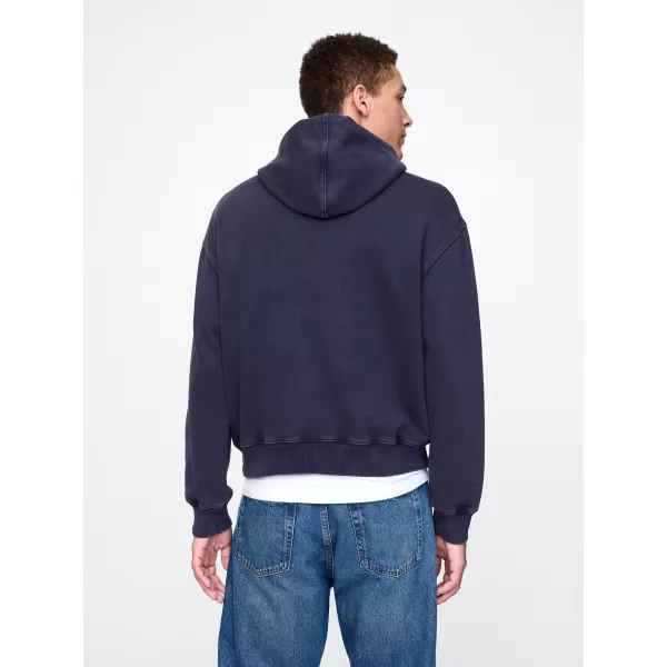  Férfi pulóver GAP PATCHWORK LOGO PULLOVER HOODIE 745196-00 HADITENGERÉSZET EGYENRUHA 