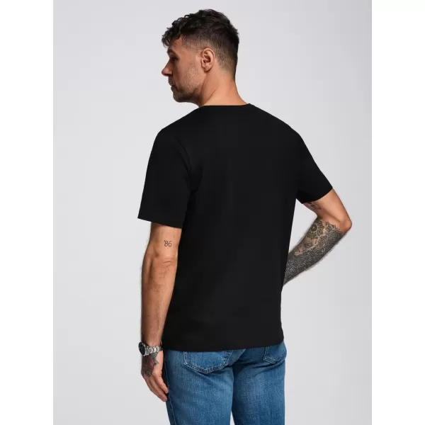  Férfi póló OMBRE OM-TSPT-0246 FEKETE 