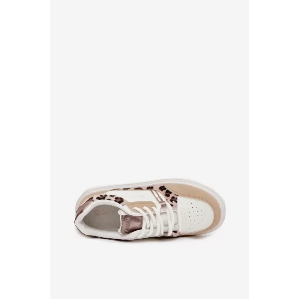  Női tornacipő BIG STAR SS274357 WHITE/BEGE Big Star Shoes 