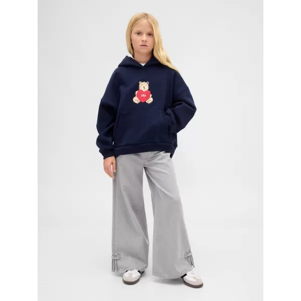  Gyermek pulóver GAP LOGO HOODIE PULLOVER 847141-01 HADITENGERÉSZET EGYENRUHA 