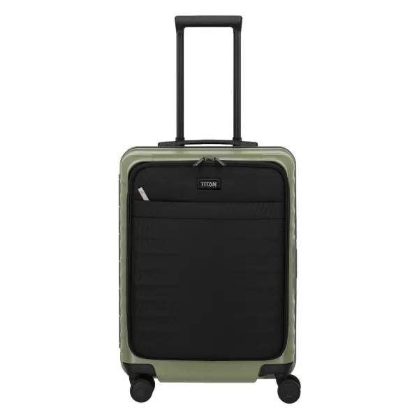  Bőrönd TITAN Overseas S Front pocket Forest green ERDŐ ZÖLD 