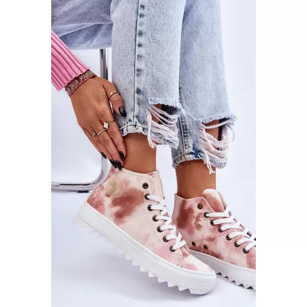  Női tornacipő BIG STAR LL274048 BEIGE/NUDE Big Star Shoes 