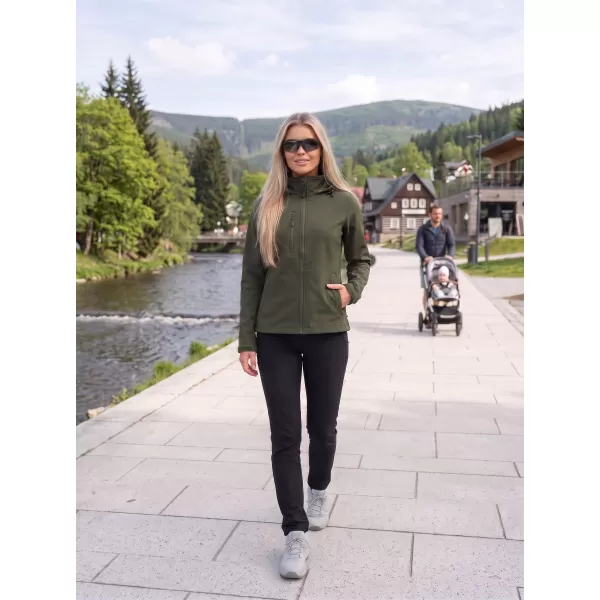  Női softshell kabát ALTISPORT NoPrint NP/ALW945 KATONAI 