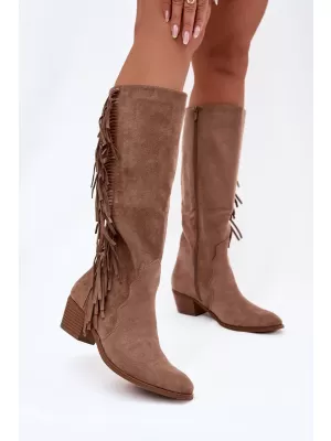 Női csizma BOTO FIRLINA 40921 KHAKI
