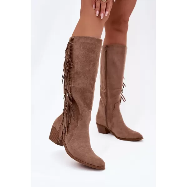  Női csizma BOTO FIRLINA 40921 KHAKI 