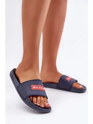 Női papucs BIG STAR OO274039 BLUE Big Star Shoes