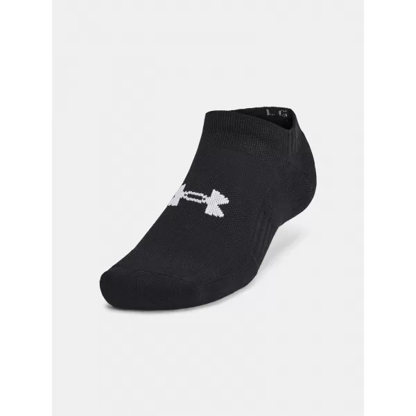  Zokni UNDER ARMOUR UNISEX UA TC NO SHOW (3 PÁRY) 1386313-001 FEKETE 