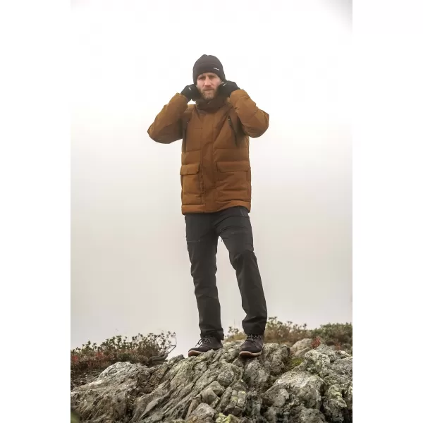  Férfi téli kabát NORDBLANC FYRN NBWJM8257 PUŠTÍK BARNA 