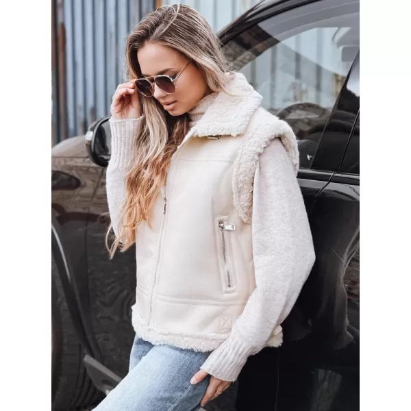  Női mellény DSTREET TY5238 BÉZS 