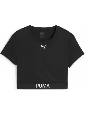 Női póló PUMA W STRONG TEE - SHORT 526805-01 PUMA FEKETE