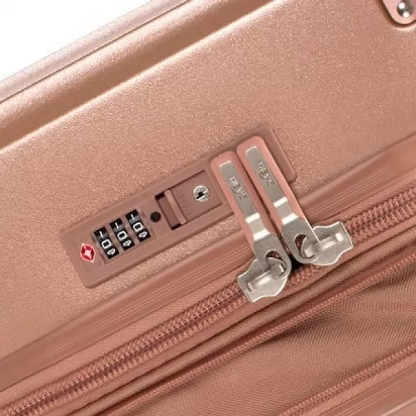  Bőrönd HEYS Luxe L Trunk RÓZSA ARANY 