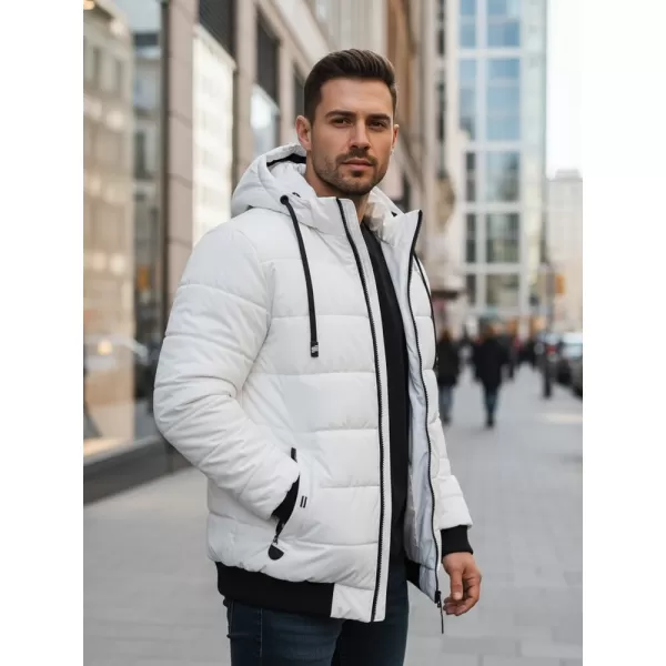  Férfi dzseki DSTREET TX5096 FEHÉR 