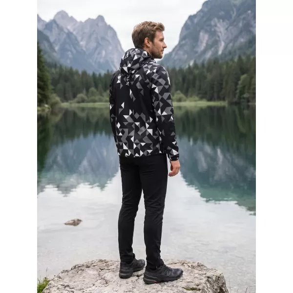  Férfi prémium softshell kabát ALTISPORT VOJ/ALM108JACK01 FEKETE 