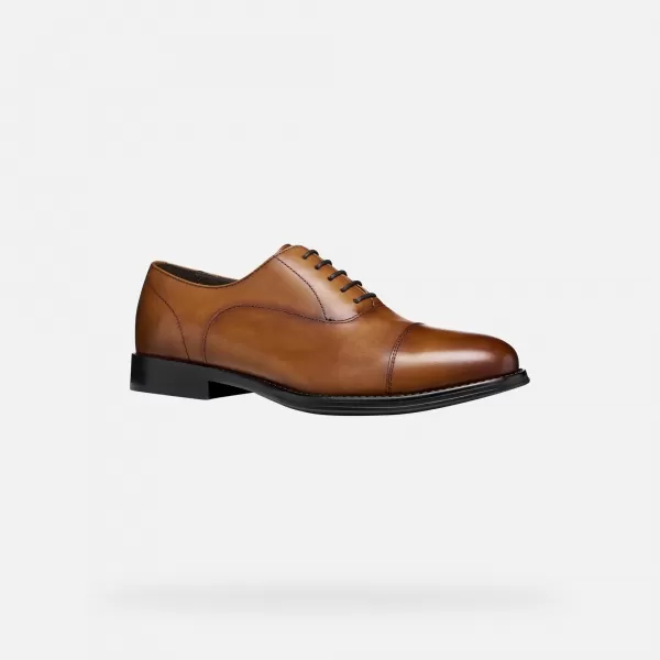  Férfi ruha cipő GEOX BARBERIGO G014410 BARNA 