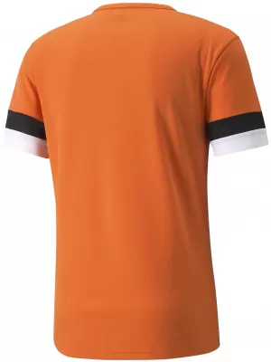 Férfi funkcionális póló PUMA TEAMRISE JERSEY 704932-08 ARANY MÁK/FEKETE/FEHÉR