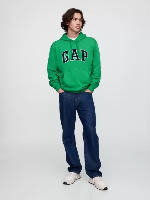 Férfi pulóver GAP FRENCH TERRY PULLOVER LOGO HOODIE 868460-09 GÁLÁNS ZÖLD