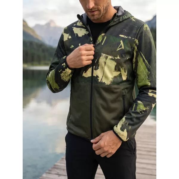  Férfi prémium softshell kabát ALTISPORT VOJ/ALM125JACK01 MASZK/GRN 