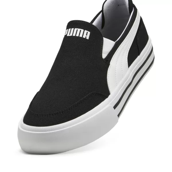  Csizma PUMA COURT CLASSIC VULC SLIPON 400216_02 PUMA FEKETE/PUMA FEHÉR 