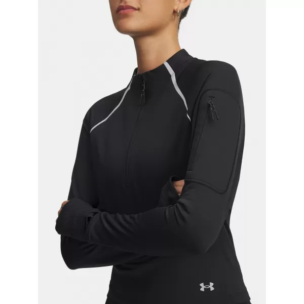  Női póló UNDER ARMOUR UA VELOCITI PRO CW HALF ZIP 6004015-001 FEKETE 