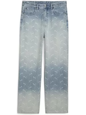 Férfi nadrág PUMA ROCKY LASER MONOGRAM DENIM 633428-01 KIFAKULT FARMER/AOP