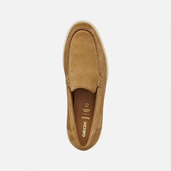  Férfi mokaszinok GEOX SPHERICA EC17 G014396 BARNA 
