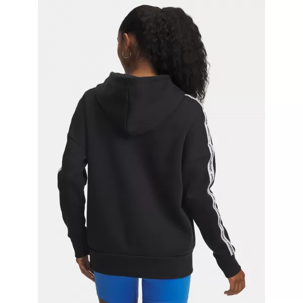  Női pulóver UNDER ARMOUR ICON FLEECE TAPED HDY 6003708-004 FEKETE 