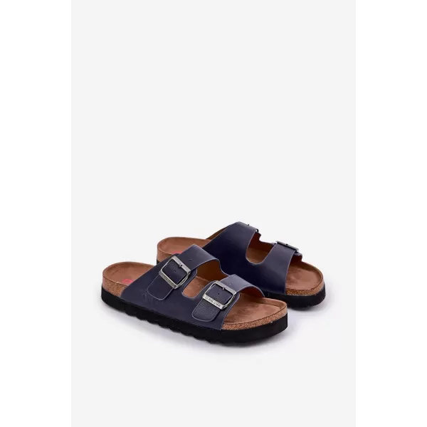  Férfi papucs BIG STAR NN174530 BLUE Big Star Shoes 