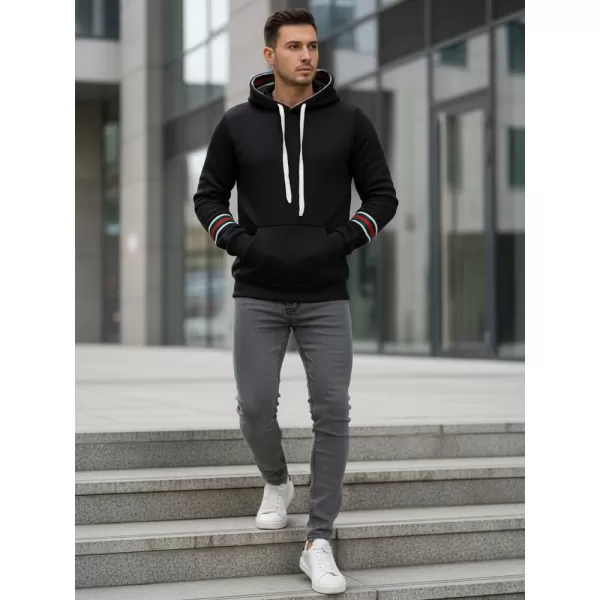  Férfi pulóver DSTREET BX5940 FEKETE 