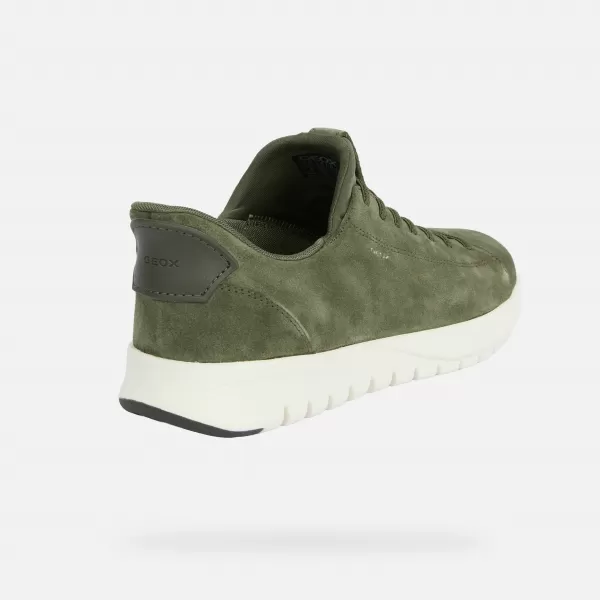  Férfi tornacipő GEOX FLEXTRIDE PLUS FAST IN G014646 KHAKI 