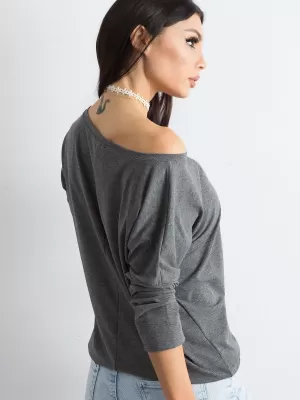 Női blúz BASIC FEEL GOOD RV-BZ-4691.36P SÖTÉTSZÜRKE