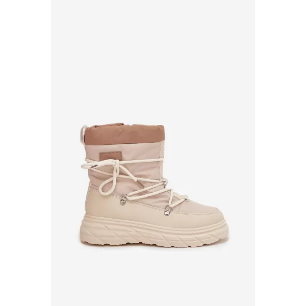  Női téli csizma LEE COOPER LCJ-25-44-3931 BÉZS 