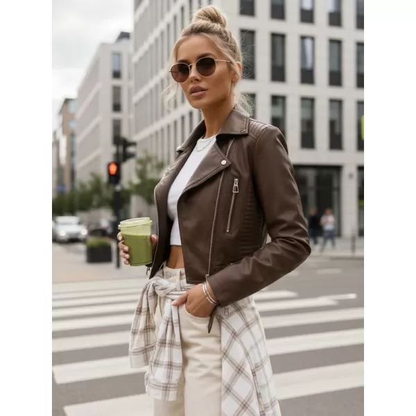  Női kabát DSTREET TY5537 BARNA 