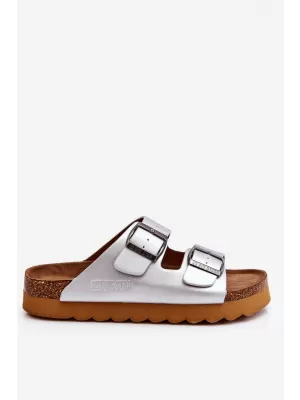 Női papucs BIG STAR LL274476 SILVER Big Star Shoes