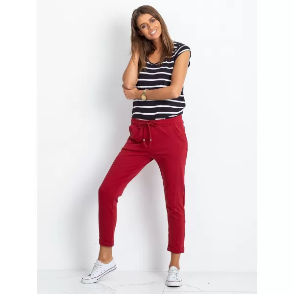  Női melegítőnadrág BASIC FEEL GOOD RV-DR-3589.06X BURGUNDIA 