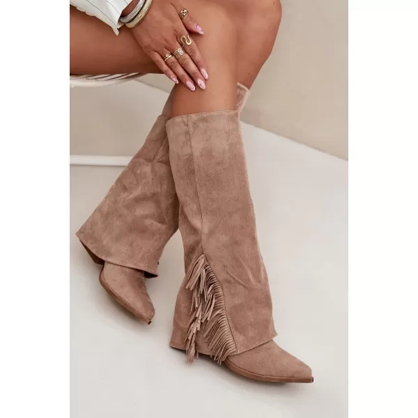  Női sarkú cipő BOTO ZALIA 38568 KHAKI 