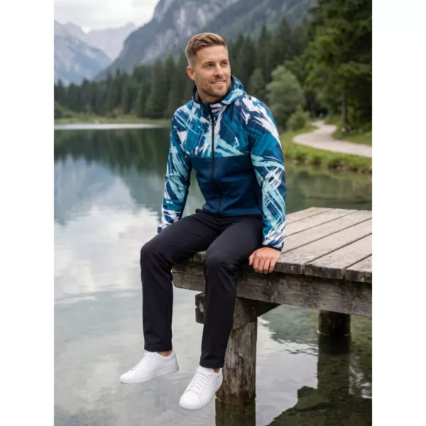  Férfi prémium softshell kabát ALTISPORT VOJ/ALM039JACK01 SÖTÉTKÉK 