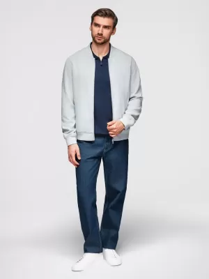 Férfi dzseki OMBRE OM-JANP-0159 VILÁGOSSZÜRKE