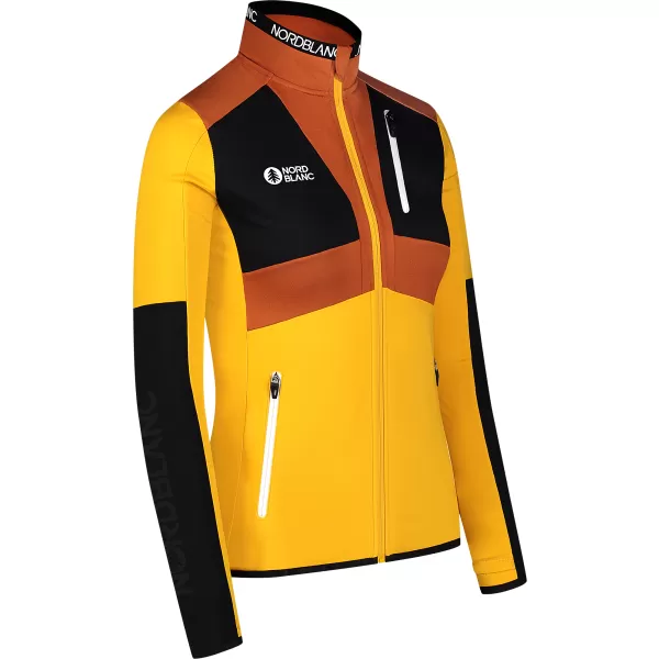  Női powerfleece pulóver NORDBLANC RIVA NBWFL8289 BOROSTYÁN 
