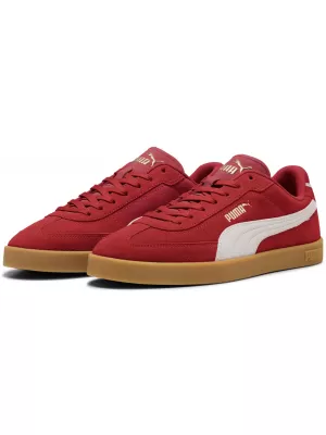 Csizma PUMA CLUB II ERA SUEDE 400717-08 FORATRED/P.WHITE/ FORATRED/P.WHITE/PUMA GOLD