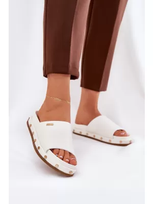 Női papucs BIG STAR RR274216 WHITE Big Star Shoes