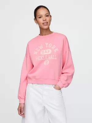 Női pulóver GAP LOGO SWEATSHIRT 548299-20 RÓZSASZÍN LEHET