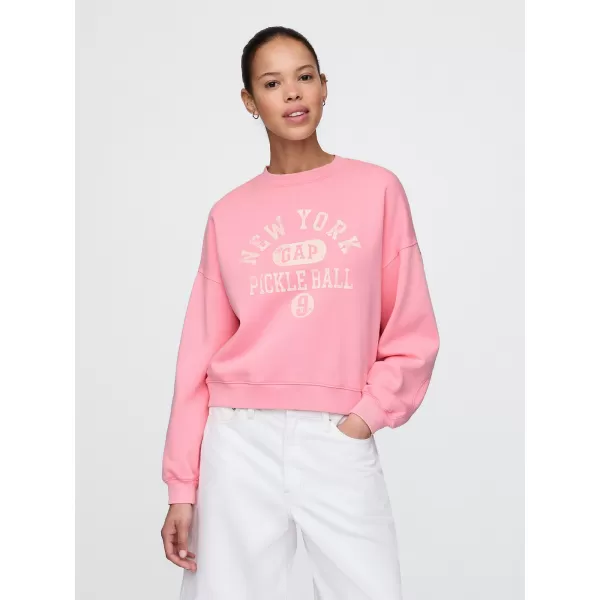  Női pulóver GAP LOGO SWEATSHIRT 548299-20 RÓZSASZÍN LEHET 