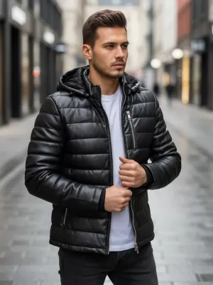 Férfi dzseki DSTREET TX5116 FEKETE