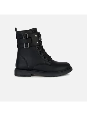 Lány bokacsizma GEOX ECLAIR J169QD000BUC9B1G FEKETE
