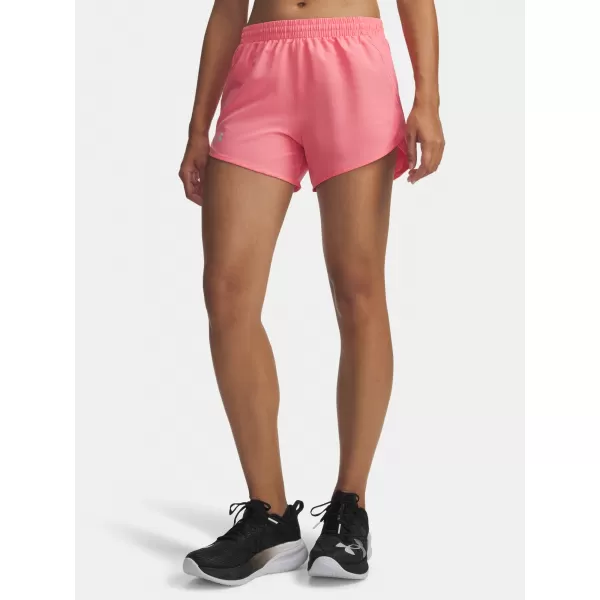  Női rövidnadrág UNDER ARMOUR UA FLY BY 3'' SHORTS 1382438-602 RÓZSASZÍN 
