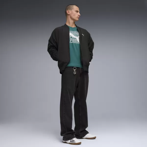  Férfi póló PUMA GRAPHIC TEE 691775_41 SMARAGD JÉG 